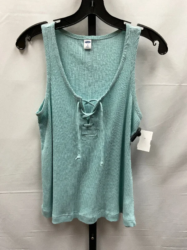 breathable women's tops for summerBlue Top Sleeveless Old Navy, Size Xs