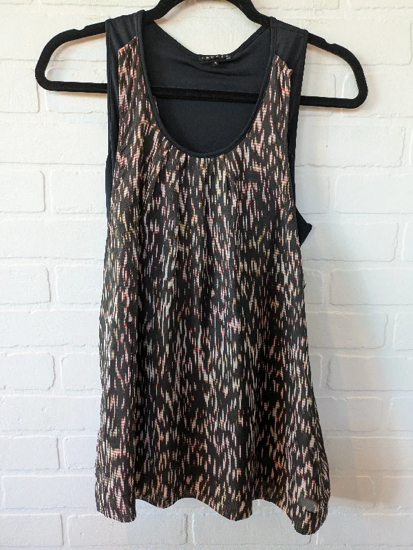 women's tops for those who want to stay cool and chic during warmer weatherBrown & Cream Top Sleeveless Theory, Size M