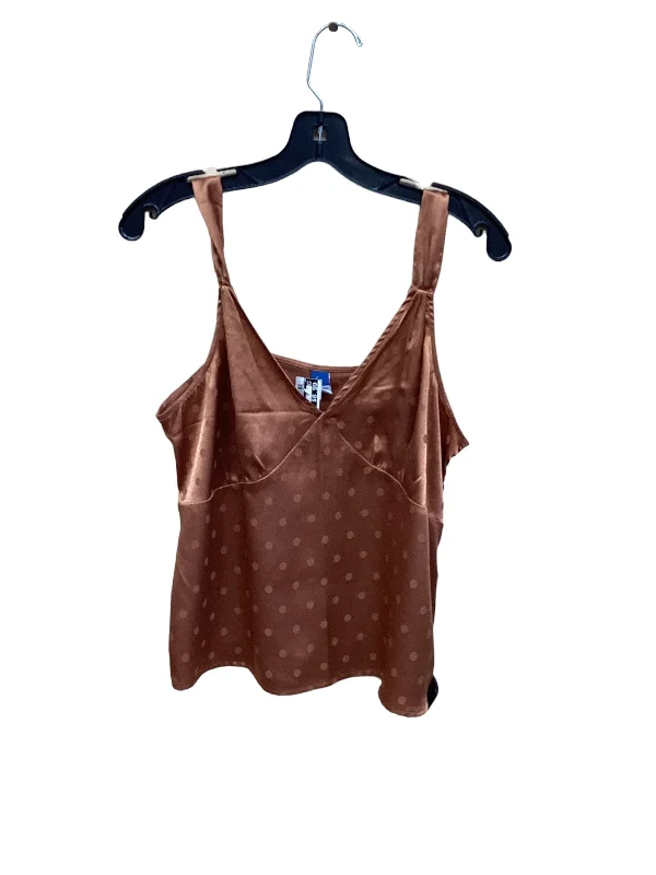 women's tops for bridal showers and baby showersBrown Top Sleeveless Old Navy, Size M