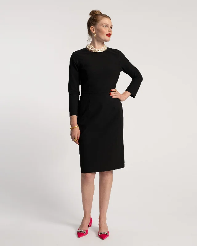 women's handmade dressesCarolyn Dress Black