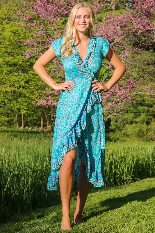 women's boho dressesVoyager Dress / Turquoise