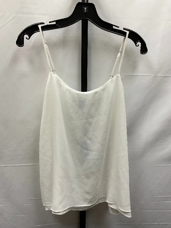 women's tops for layeringCream Top Sleeveless Basic Jones New York, Size L