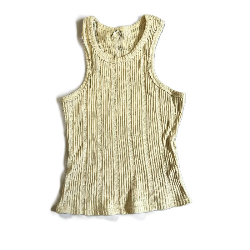 women's tops for cocktail partiesCream Top Sleeveless By Anthropologie, Size: S