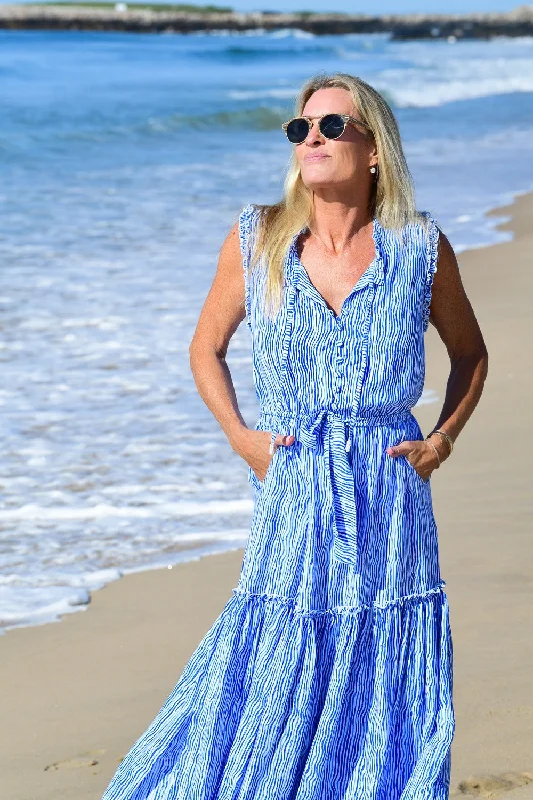 women's casual dressesAlexis Dress / Blue Wave