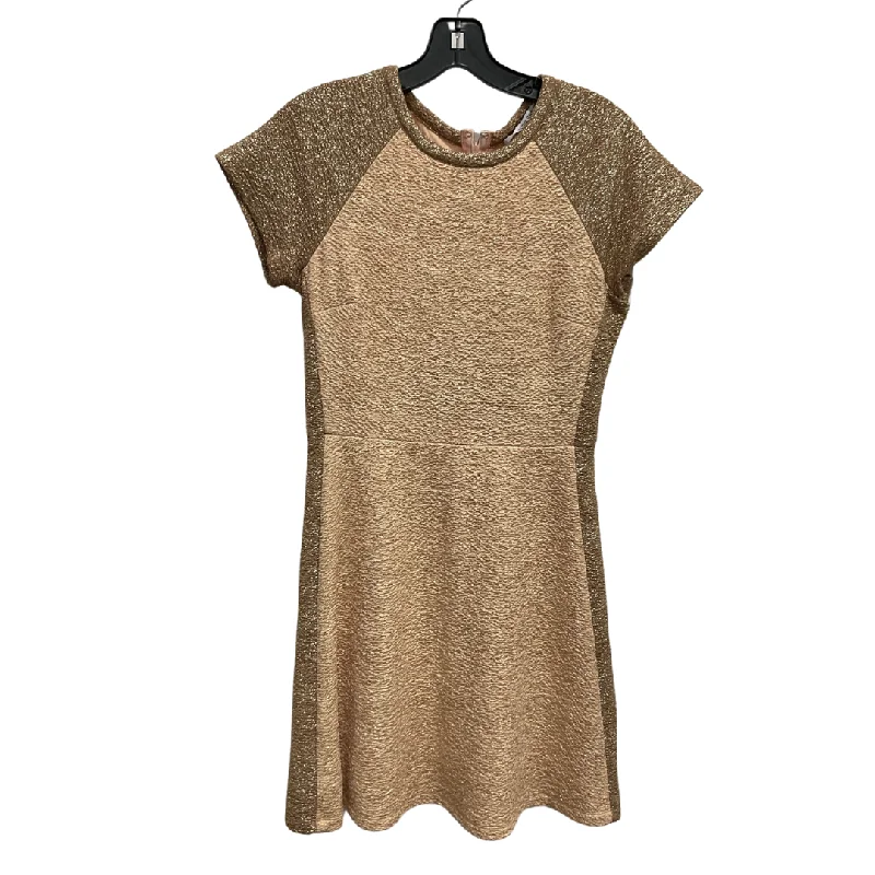 women's evening dressesDress Casual Short By Collective Concepts In Gold, Size: S