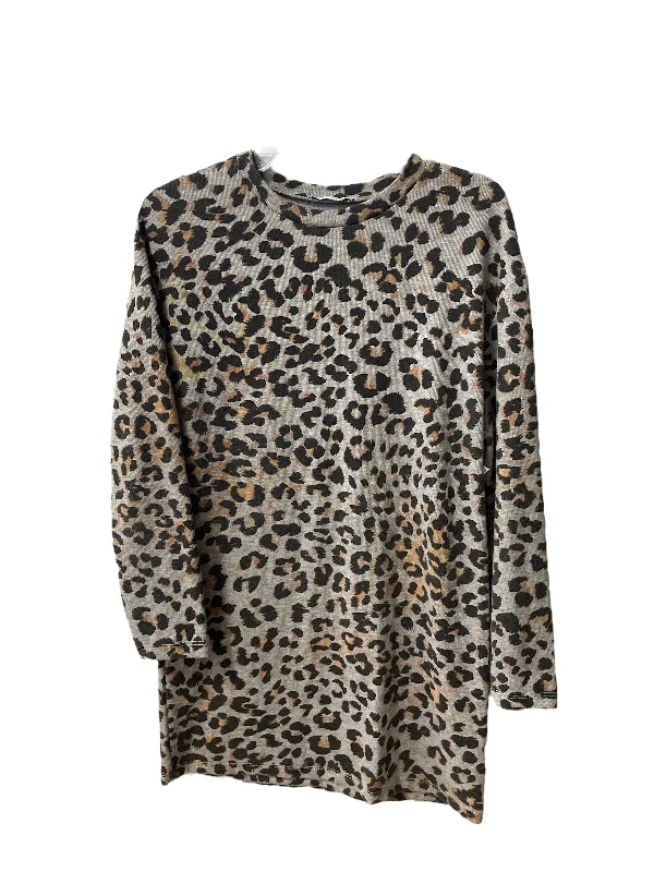 women's maxi dressesDress Casual Short By Zara In Leopard Print, Size: S