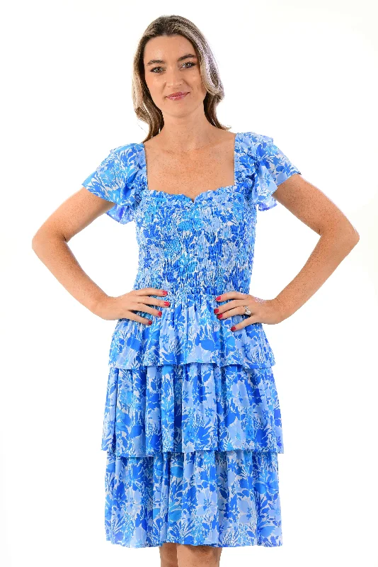 women's affordable dressesEmily Dress / Cyan Blue