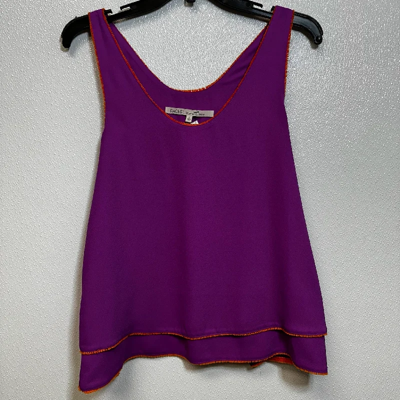 women's tops with lace-up frontsFuschia Top Sleeveless Rachel Roy, Size S