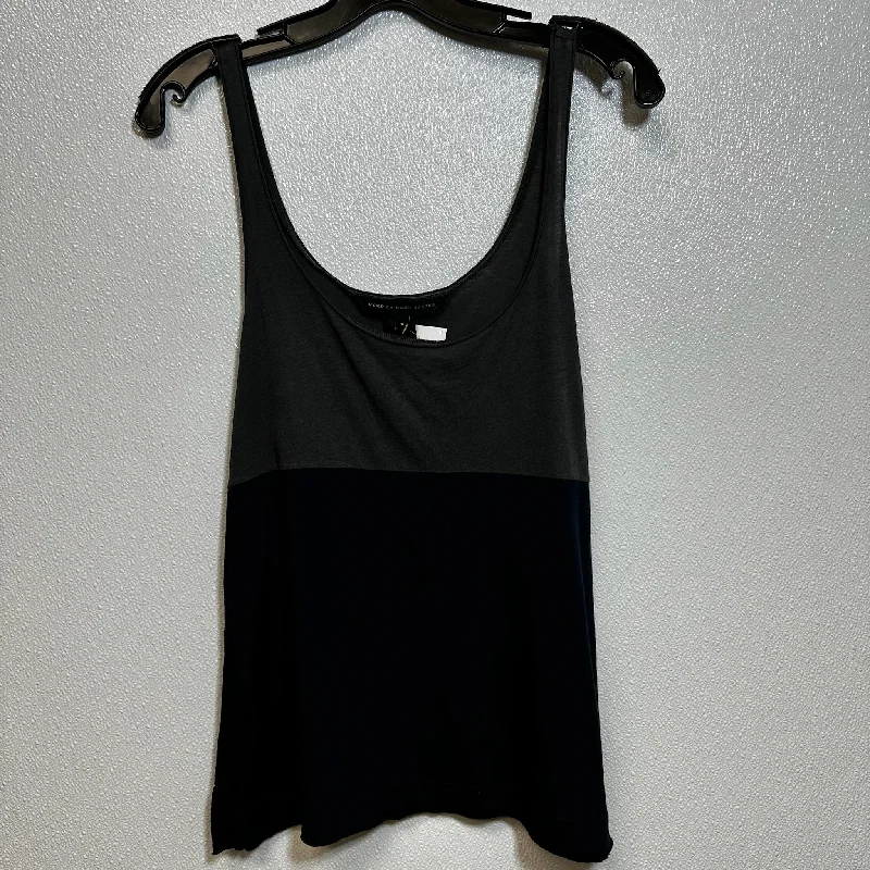 women's tops with cinched waistsGrey Top Sleeveless Marc By Marc Jacobs, Size S