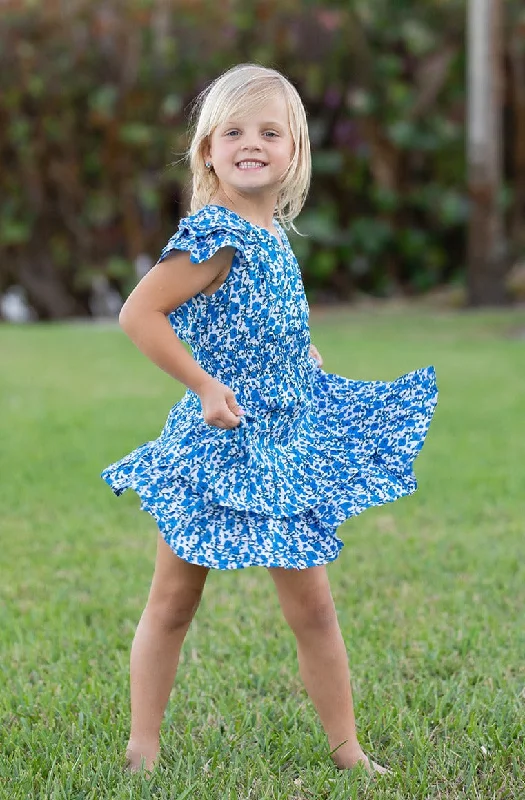 women's easy-to-wear dressesGirls Zoe Dress / Blue Poppy