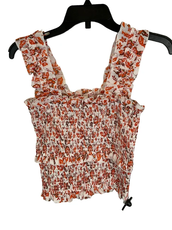 women's tops for those who want to stay warm and stylish during colder weatherOrange Top Sleeveless A Loves A, Size Xs