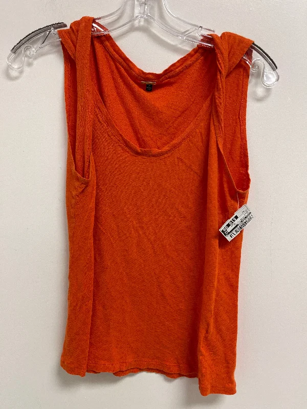 women's tops for beach outingsOrange Top Sleeveless Joes Joes, Size Xs