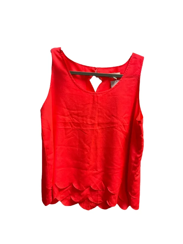 women's tops for those who want to make a bold fashion statement with their choice of topsOrange Top Sleeveless Maison Jules, Size M