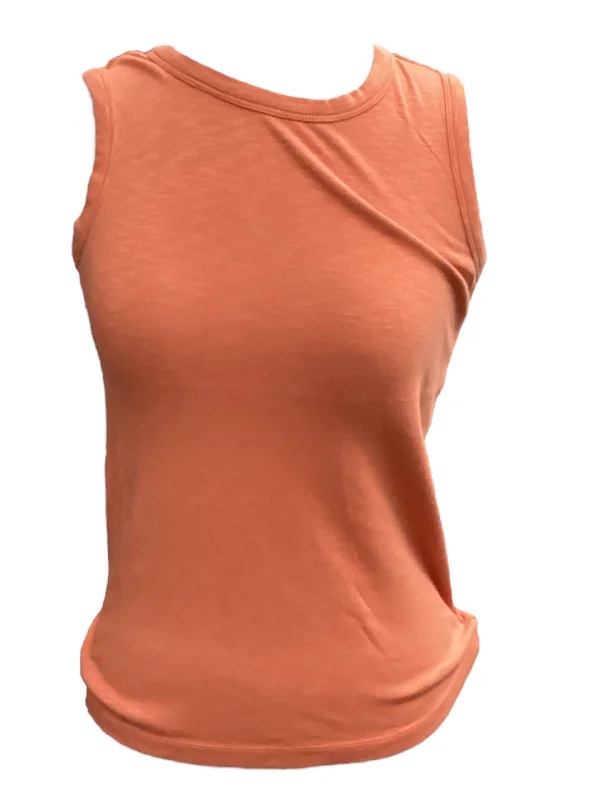 women's tops for those who love bold and vibrant colorsOrange Top Sleeveless Rachel Zoe, Size S