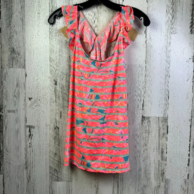 women's tops for cocktail partiesPink Top Sleeveless Lilly Pulitzer, Size L