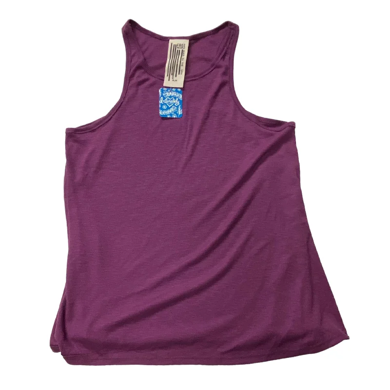 women's tops for smart casual looksPurple Top Sleeveless Free People, Size M