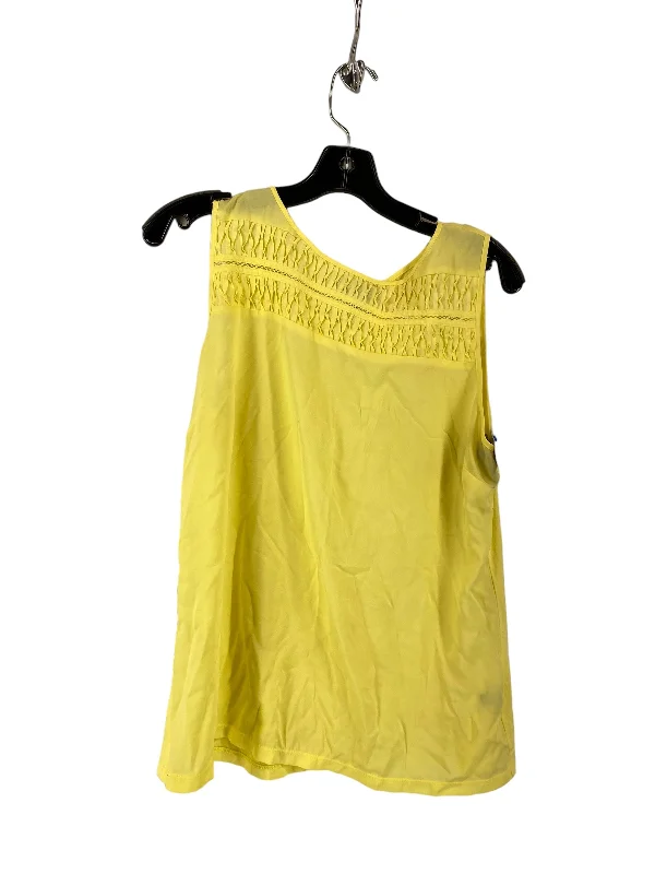 women's tops for those who refuse to compromise on styleYellow Top Sleeveless Limited, Size L