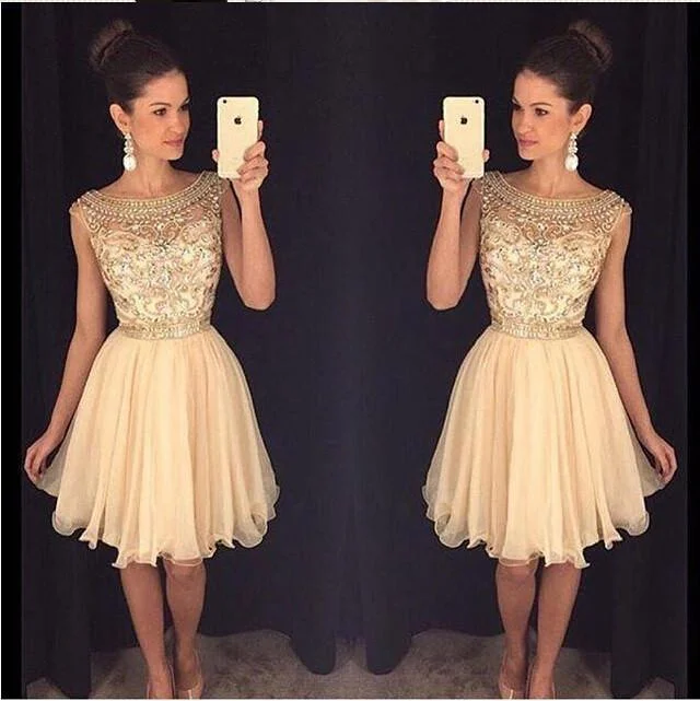 prom dress inspiration galleriesCheap beaded See through Sexy homecoming prom dresses, CM0011