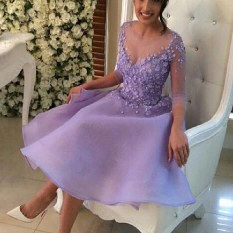 bodycon prom dressesPopular purple elegant see through tulle sexy charming cocktail formal homecoming prom dress,BD00126